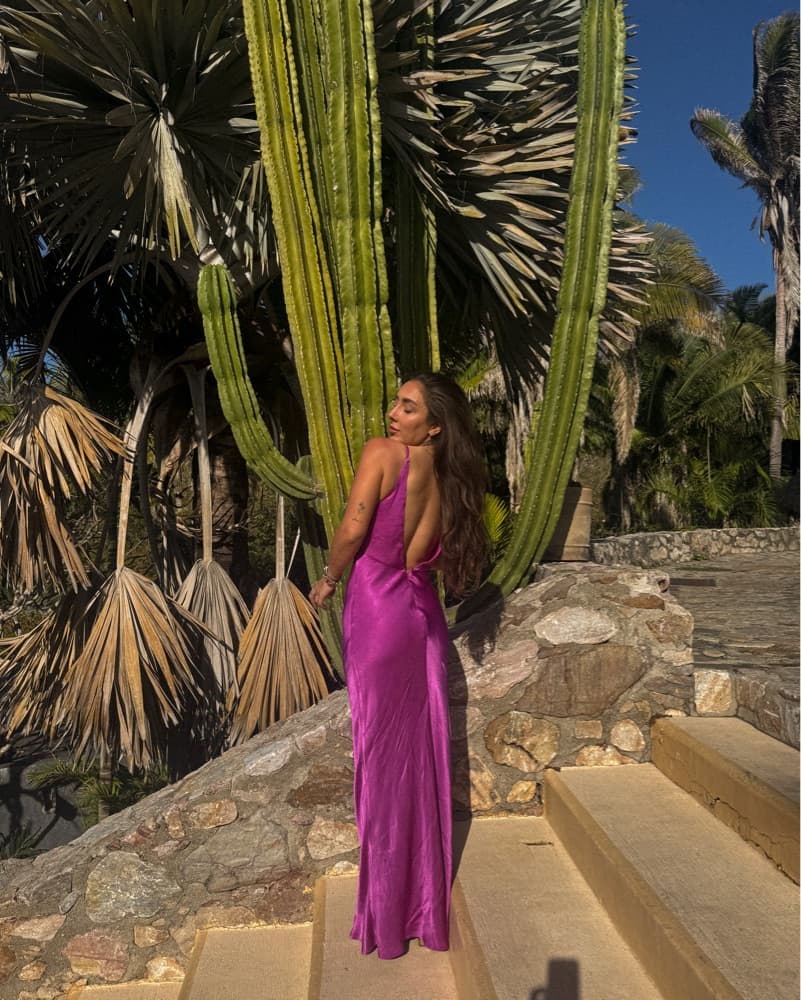 Radiant Fuchsia Formal Gown - Image 4