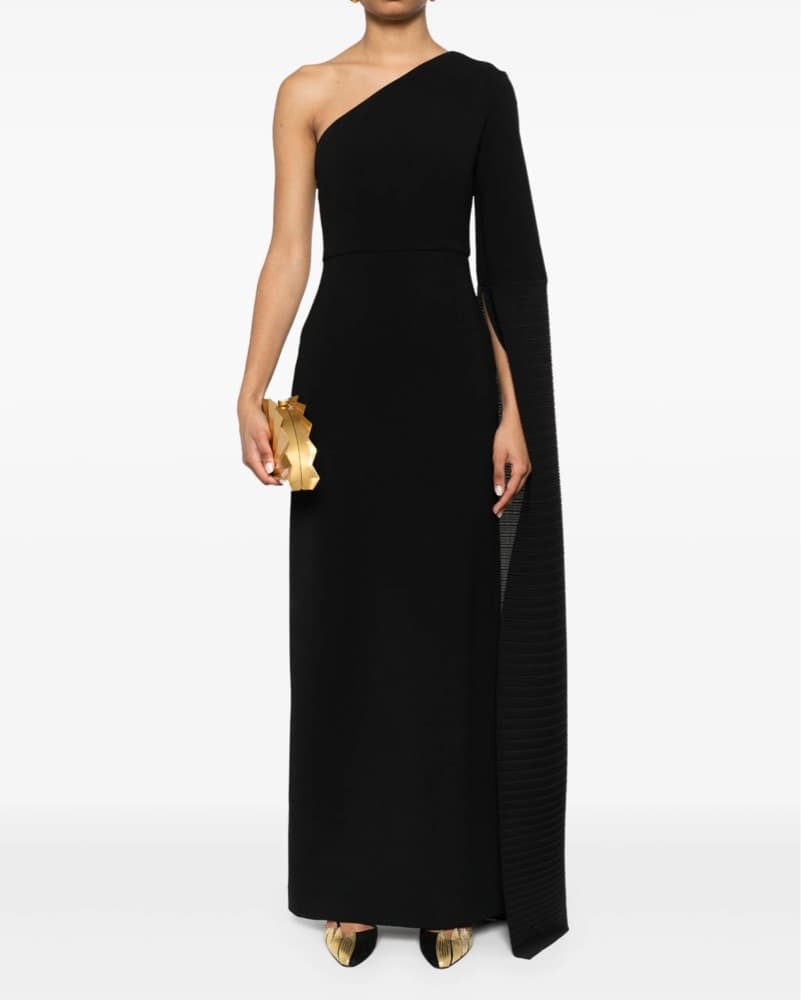 Solace London One Shoulder Crepe Gown  - Image 1