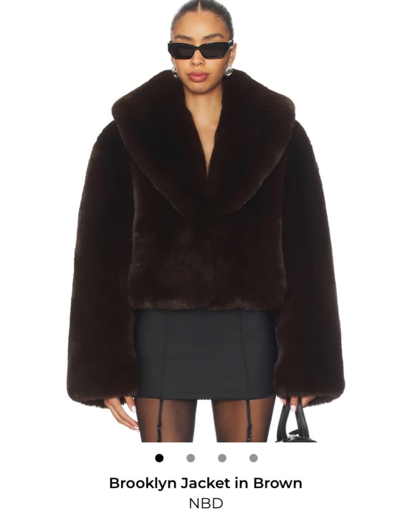Brown Fur Jacket - Image 1