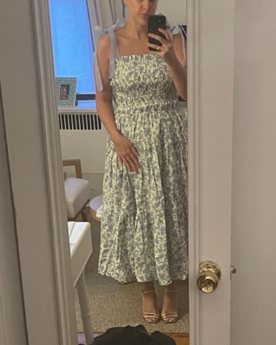 En Saison Smocked Midi Dress - Image 5