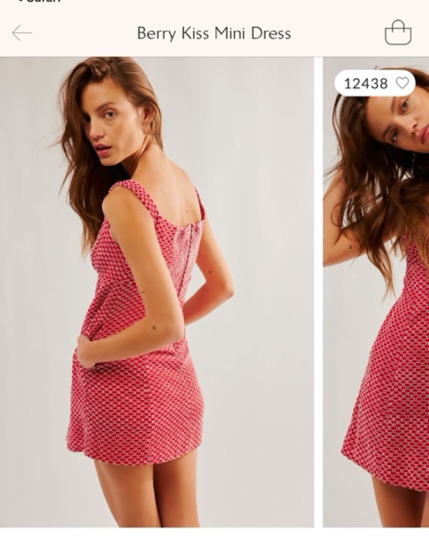 Free People Berry Kiss Mini Dress - Image 2