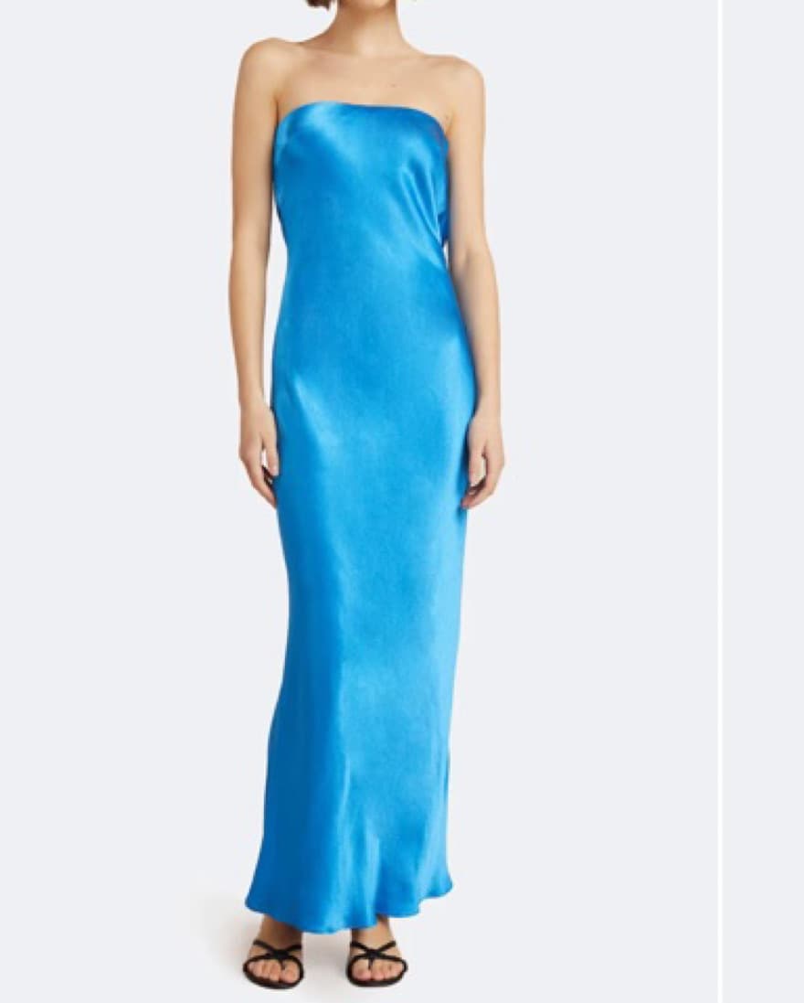 Bec & Bridge Moon Dress In Mid Blue  - Image 1
