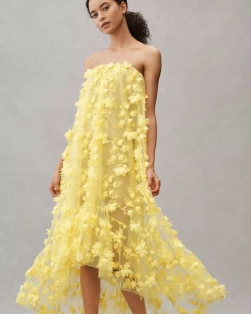 Anthro Helsi Athena Yellow Dress - Image 2