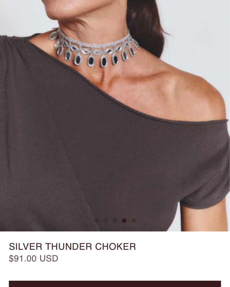 Sach Atelier Silver Thunder Choker - Image 5