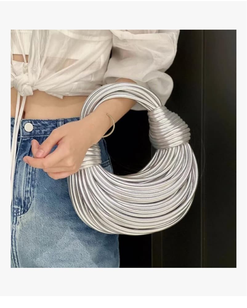 Silver Loop Handbag - Image 2