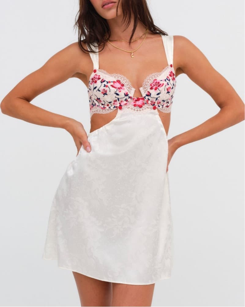 Rose Slip Dress - Image 4