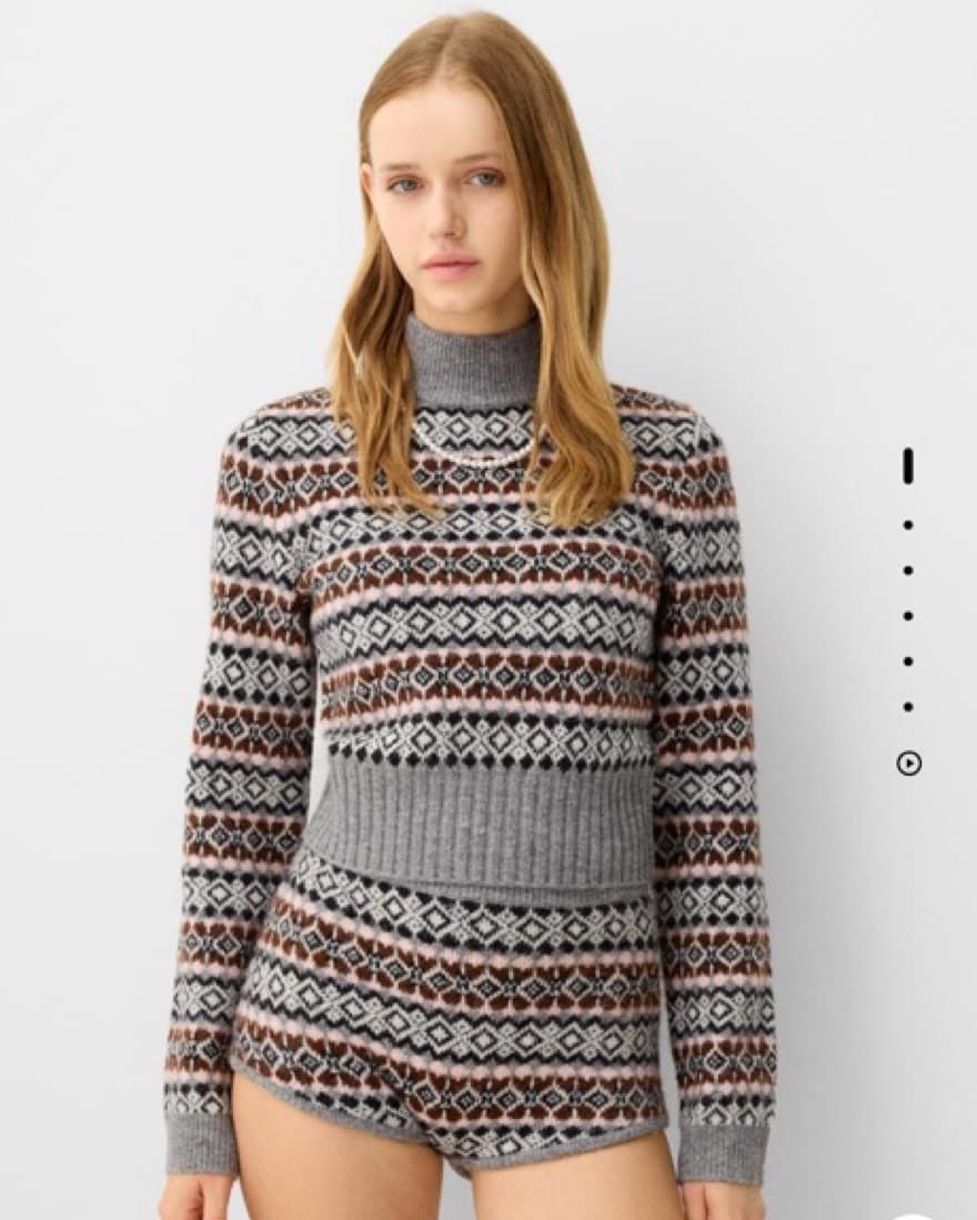 Berksha Sweater Micro Short Set - Image 1