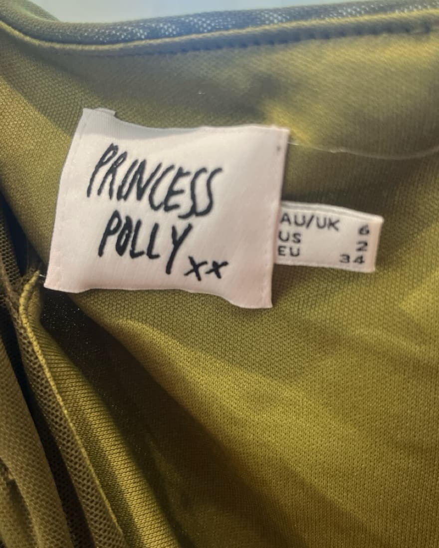 Princess Polly green Bodycon Mini Dress - Image 4