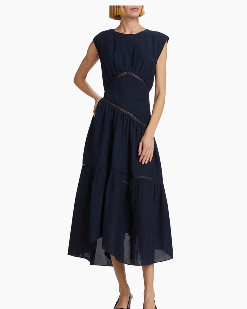 Frame Linen Midi Dress - Image 2