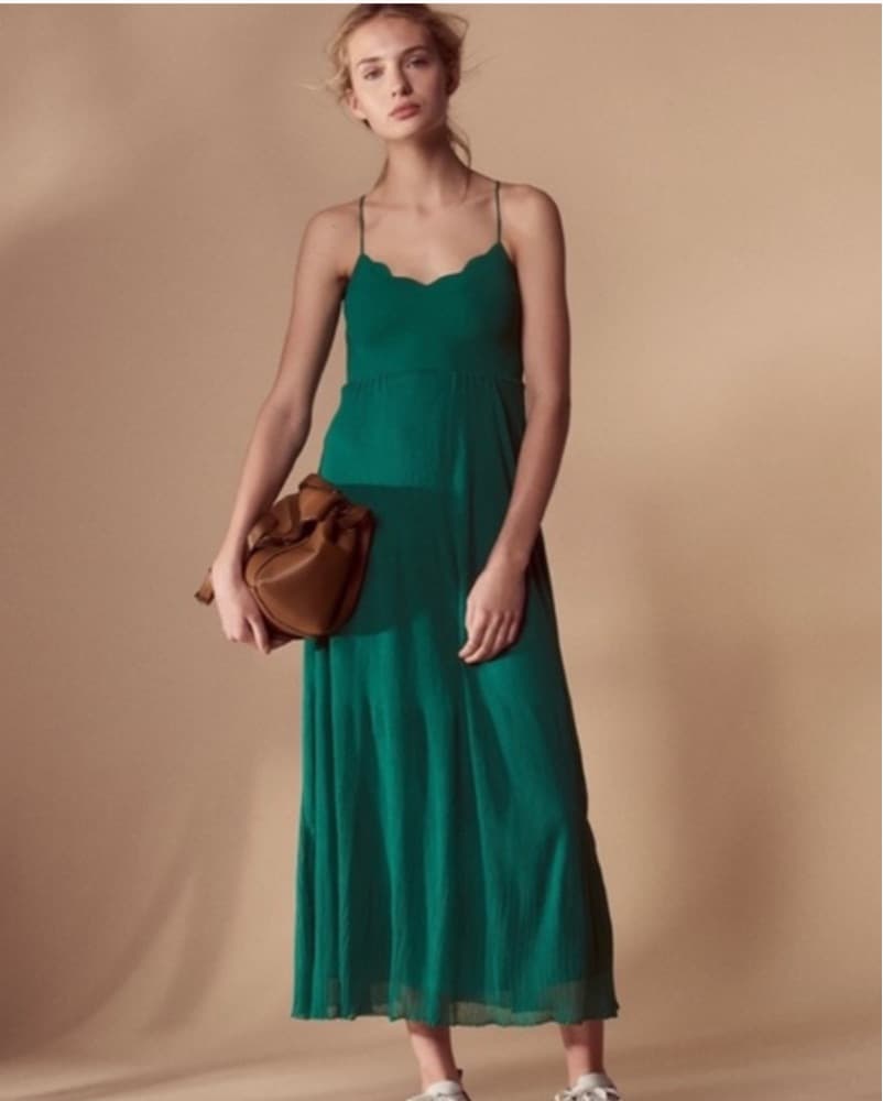 Sandro Green Dress - Image 1