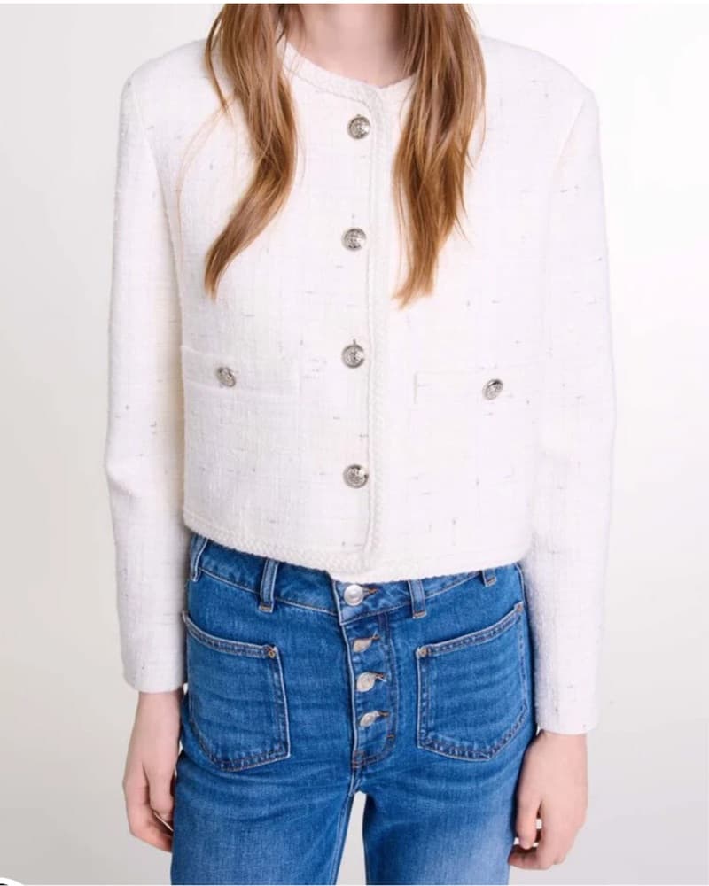 Maje Tweed Jacket - Image 2