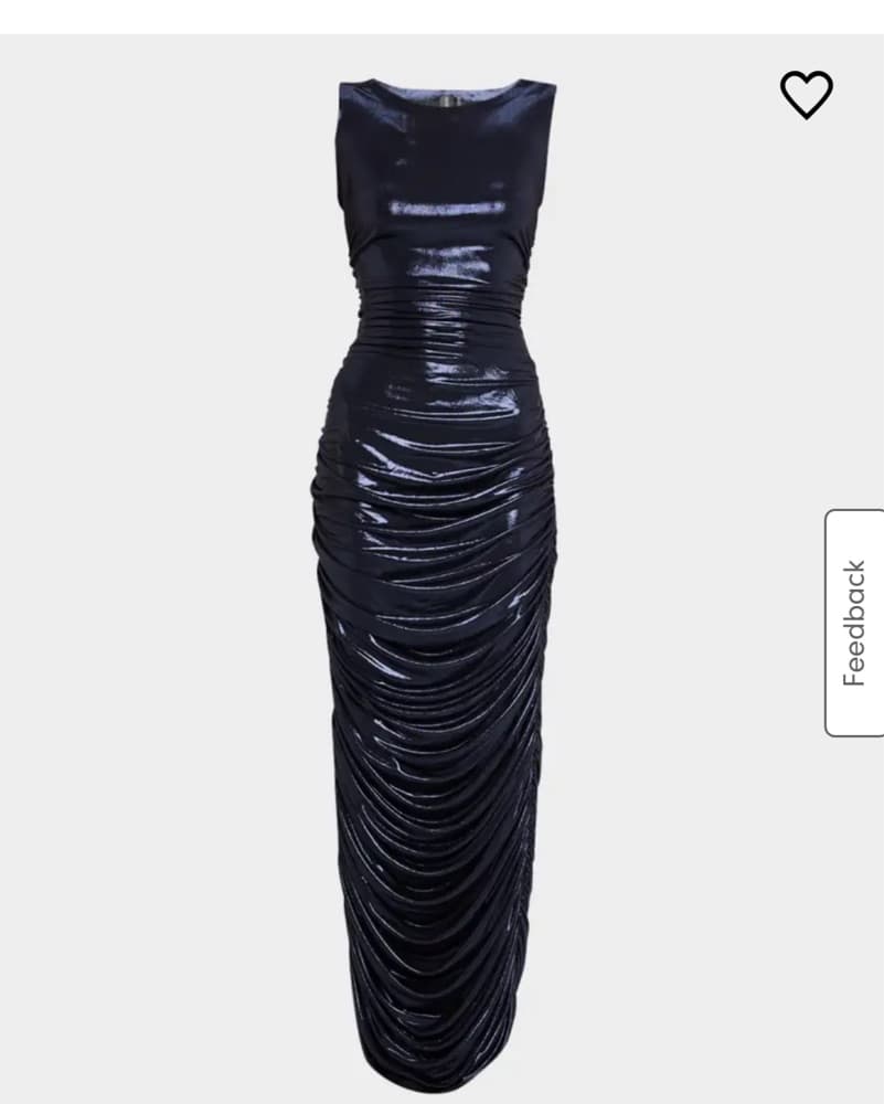 Norma Kamali Metallic Gown  - Image 4