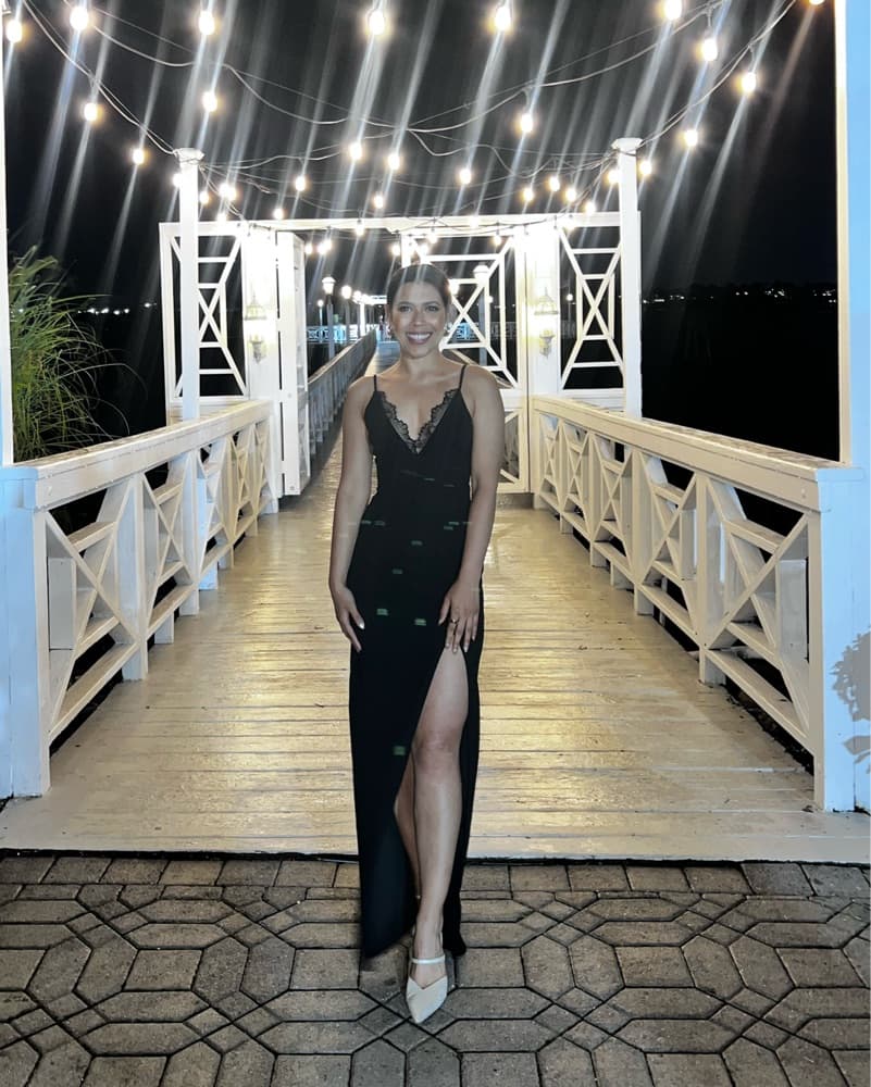 Black Lace  Maxi Formal Dress  - Image 2