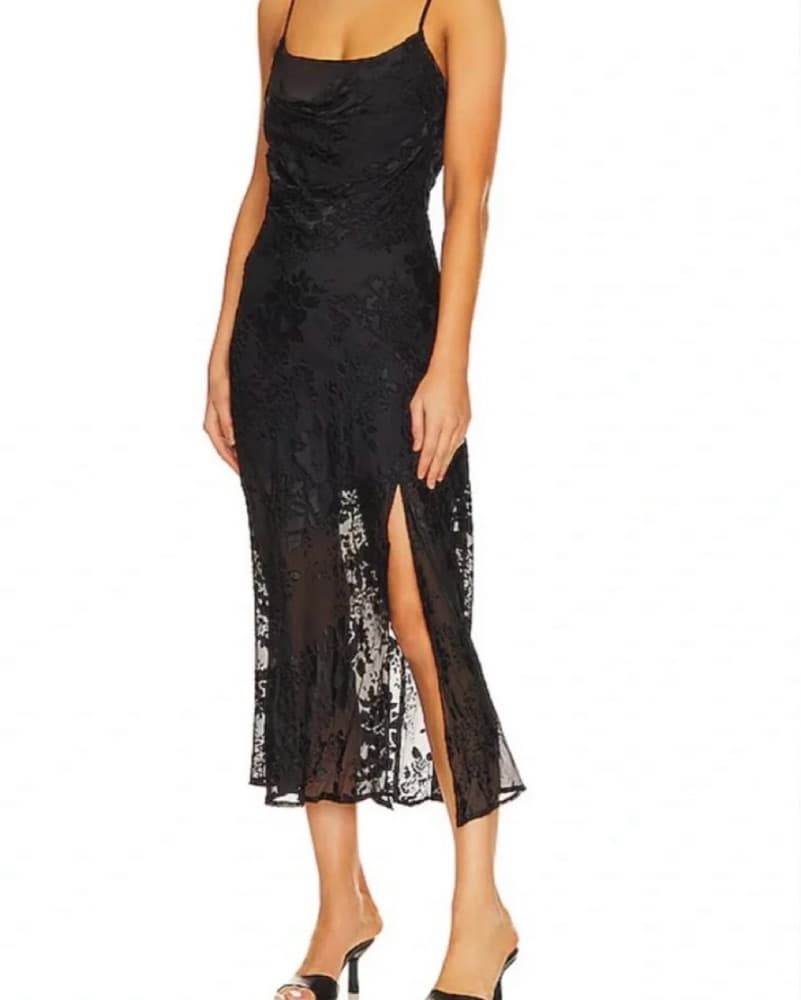 ASTR The Label Floral Burnout Dress - Image 4