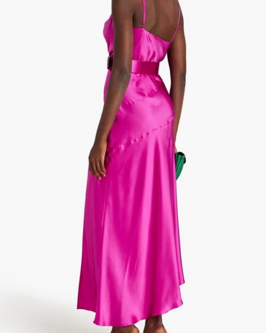 Nicholas Asymmetric Belted Dress - Image 3