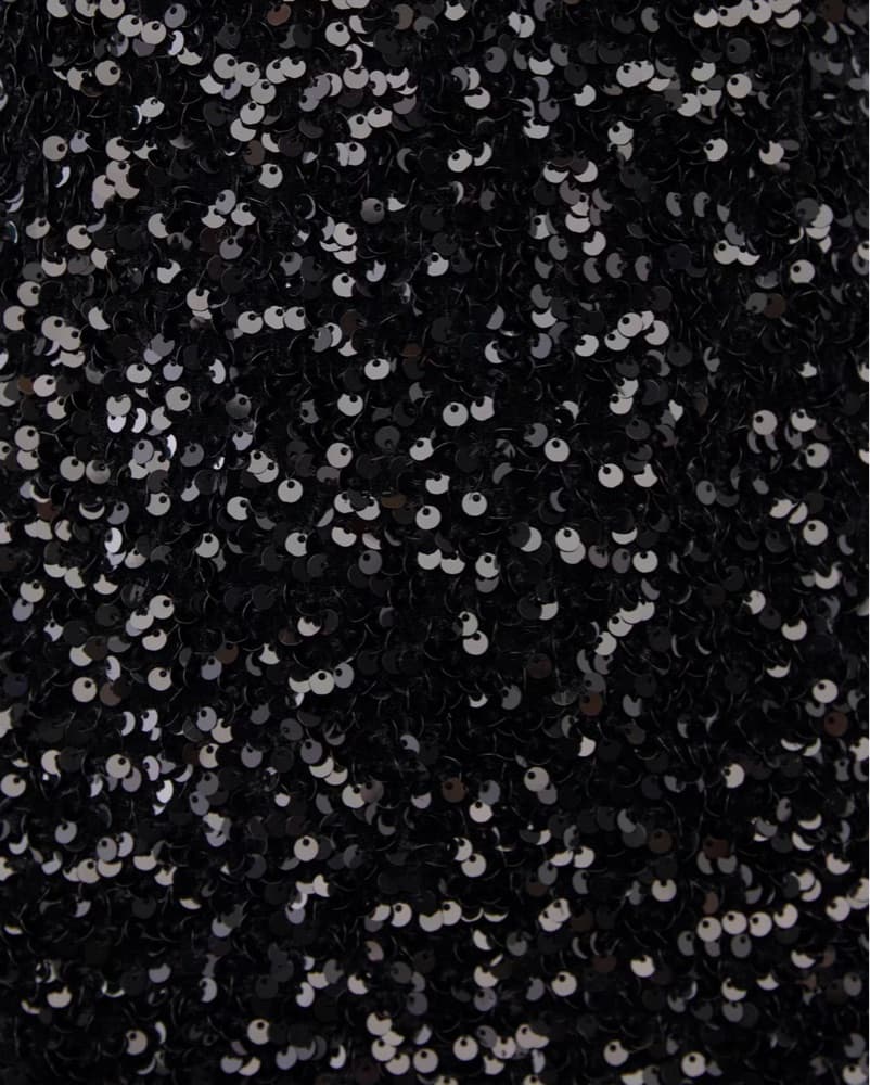Black Sequin Mini Dress - Image 4