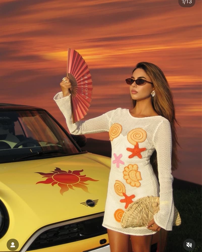 Wolf Gang Crochet Dress - Image 1