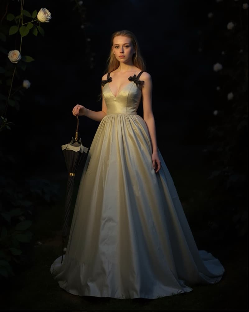 Elegant Satin Gown – Event / Dinner Dres - Image 3
