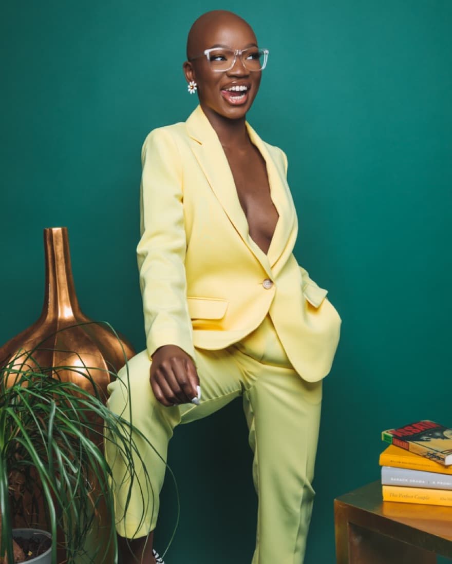 TOPSHOP YELLOW SUIT SET - Image 1