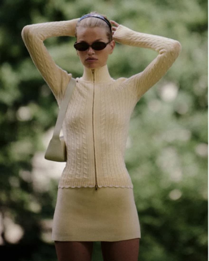 Frankie’s Carter Cable Knit Sweater - Image 1
