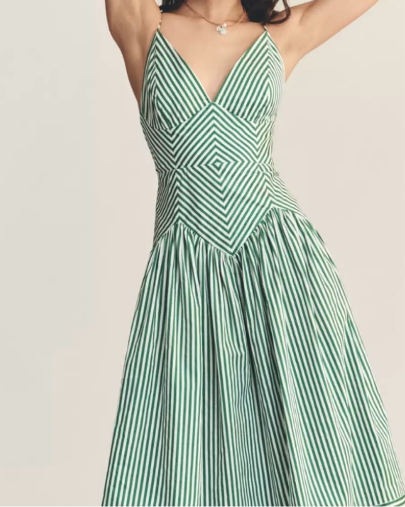 Farm Rio Striped Midi - Image 1