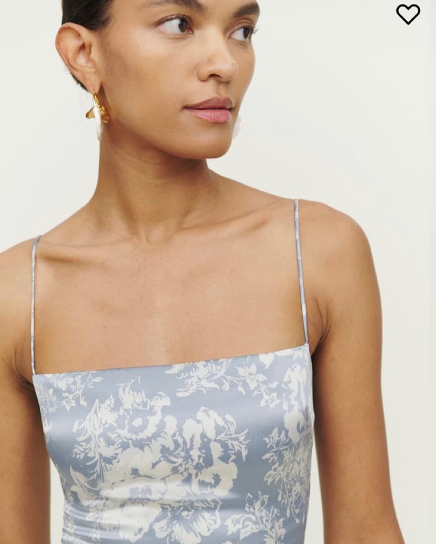 Reformation Frankie Silk Dress  - Image 2
