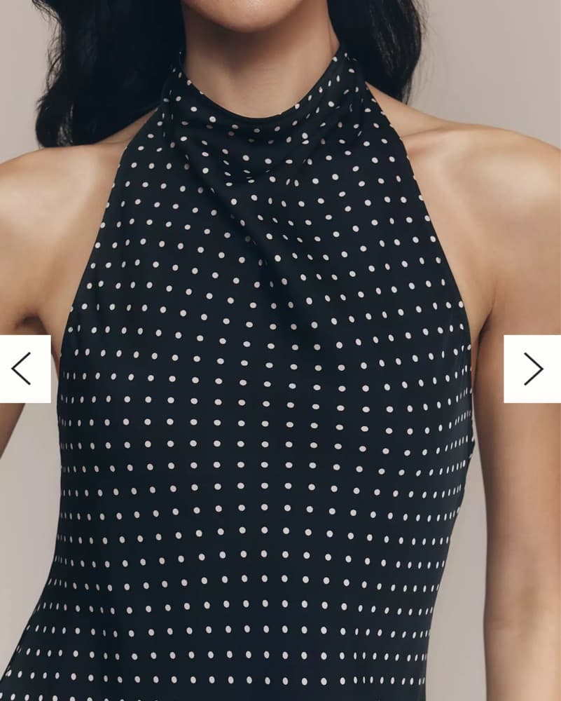 Polkadot Open Back Dress - Image 2
