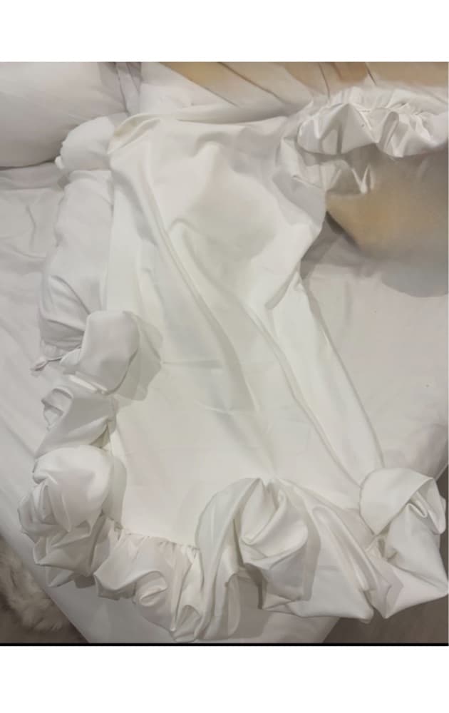 Elegant Ruffle Mini Dress - Image 1