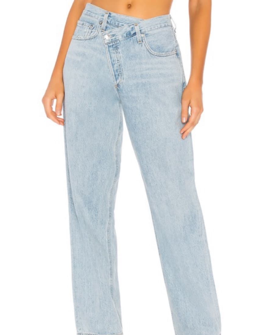 Agolde Criss Cross Jeans - Image 1