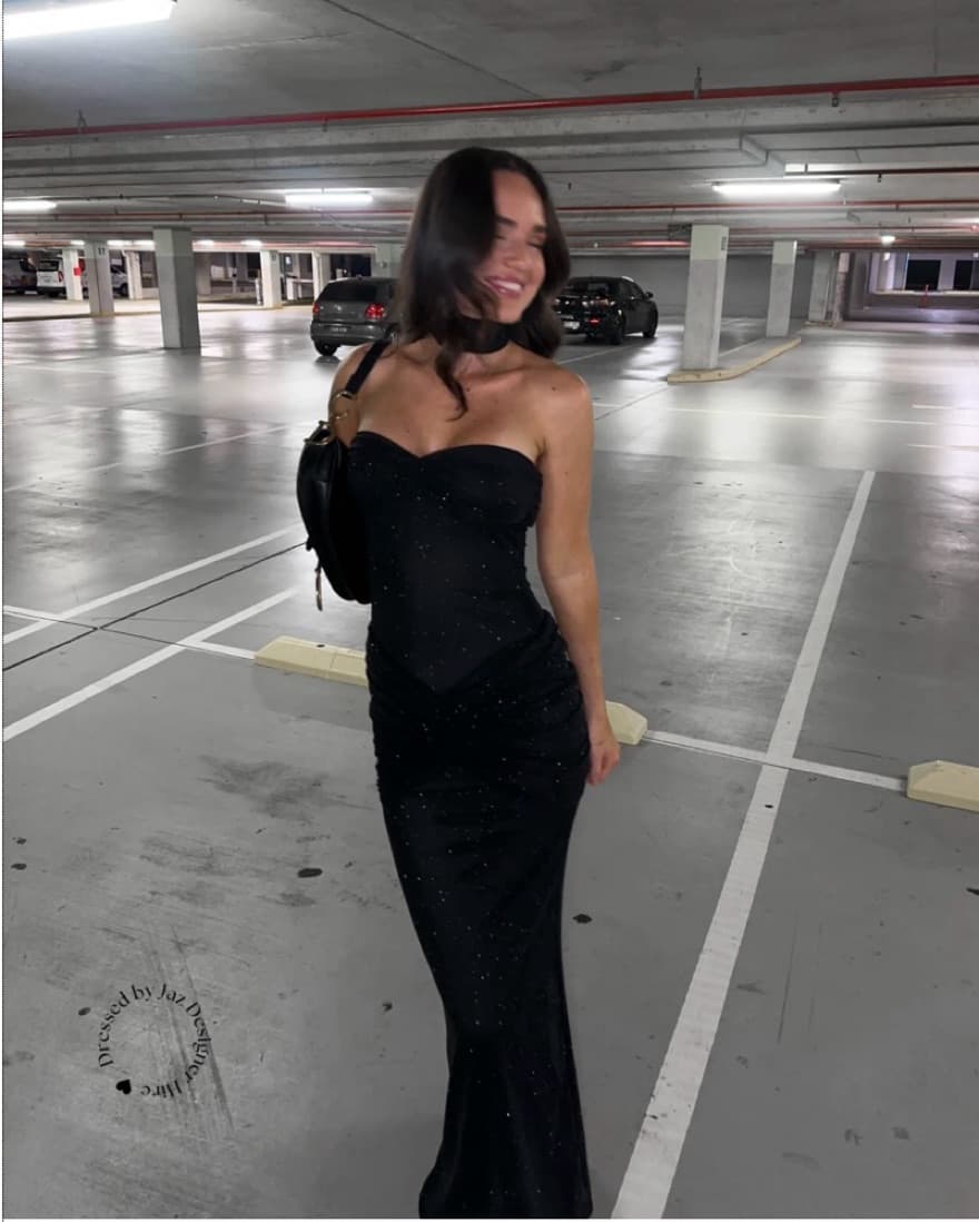 Mirror Palais Starlite Gown Black - Image 2