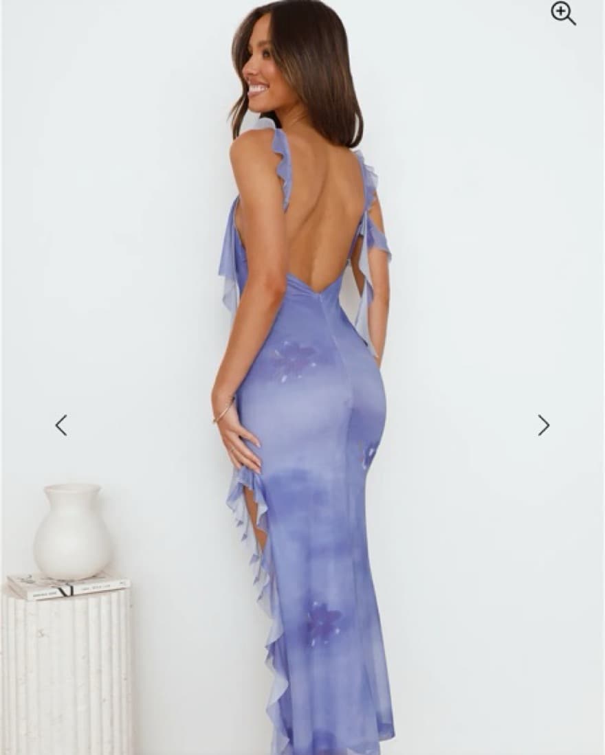 Frill Maxi Dress - Image 2
