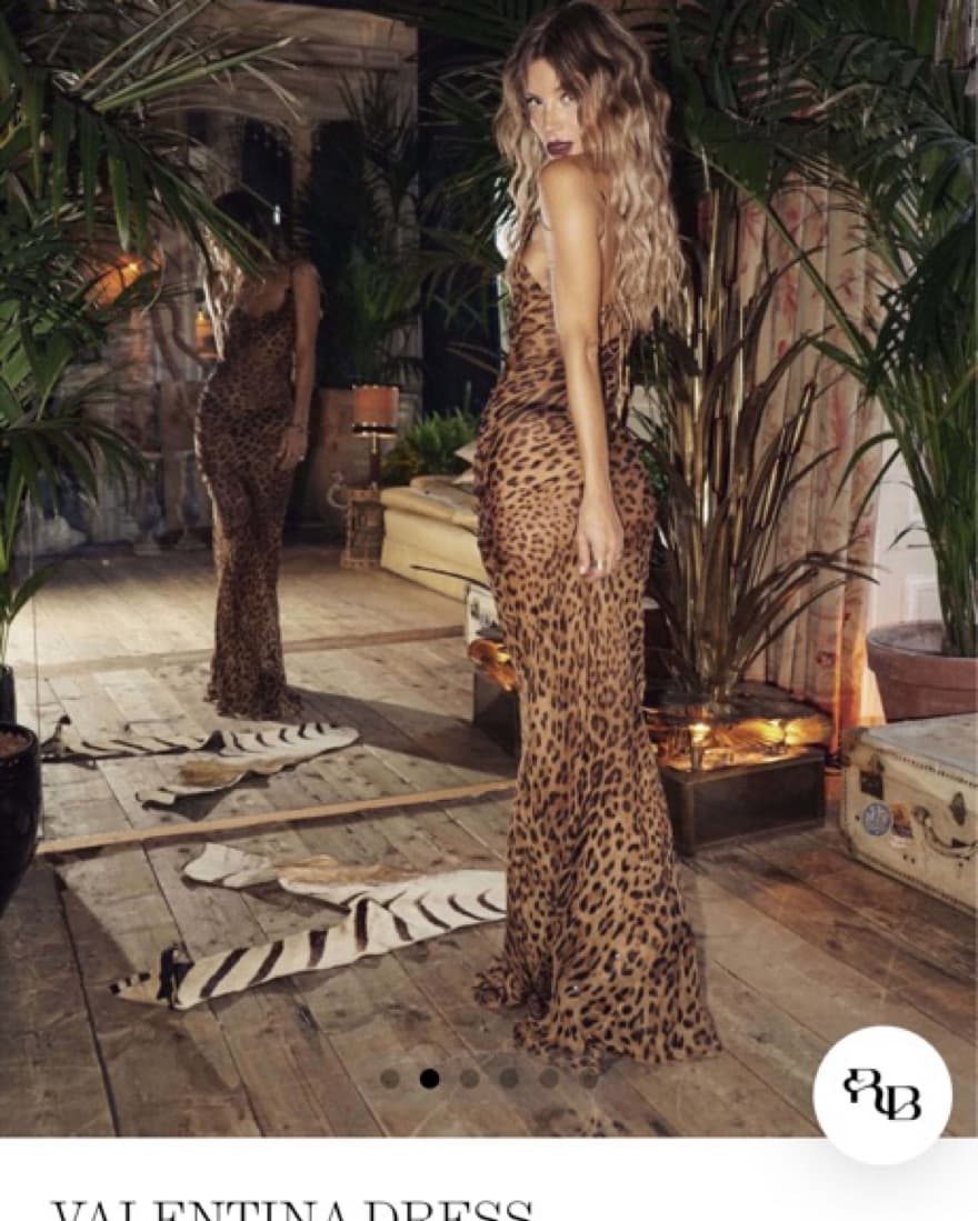 Rat & Boa cheetah dress  - Image 4