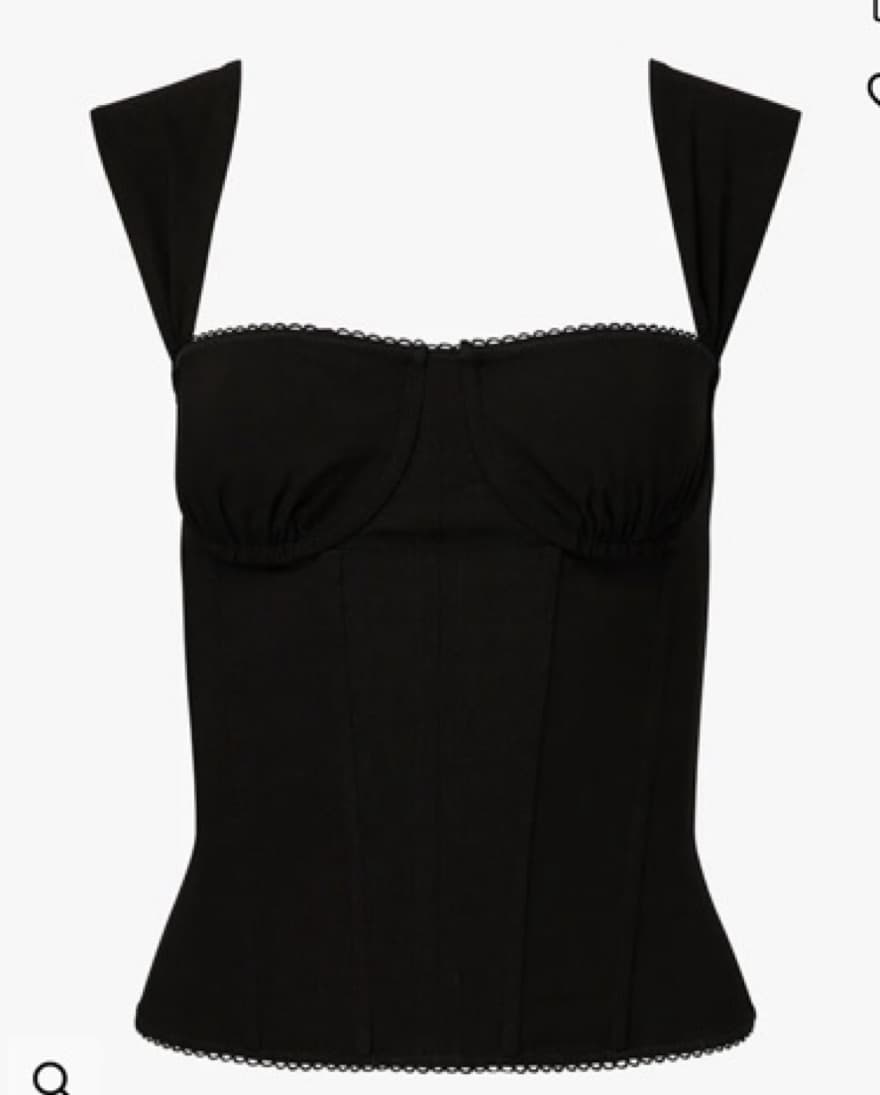 WeWoreWhat Ruched Cup Corset - Image 1
