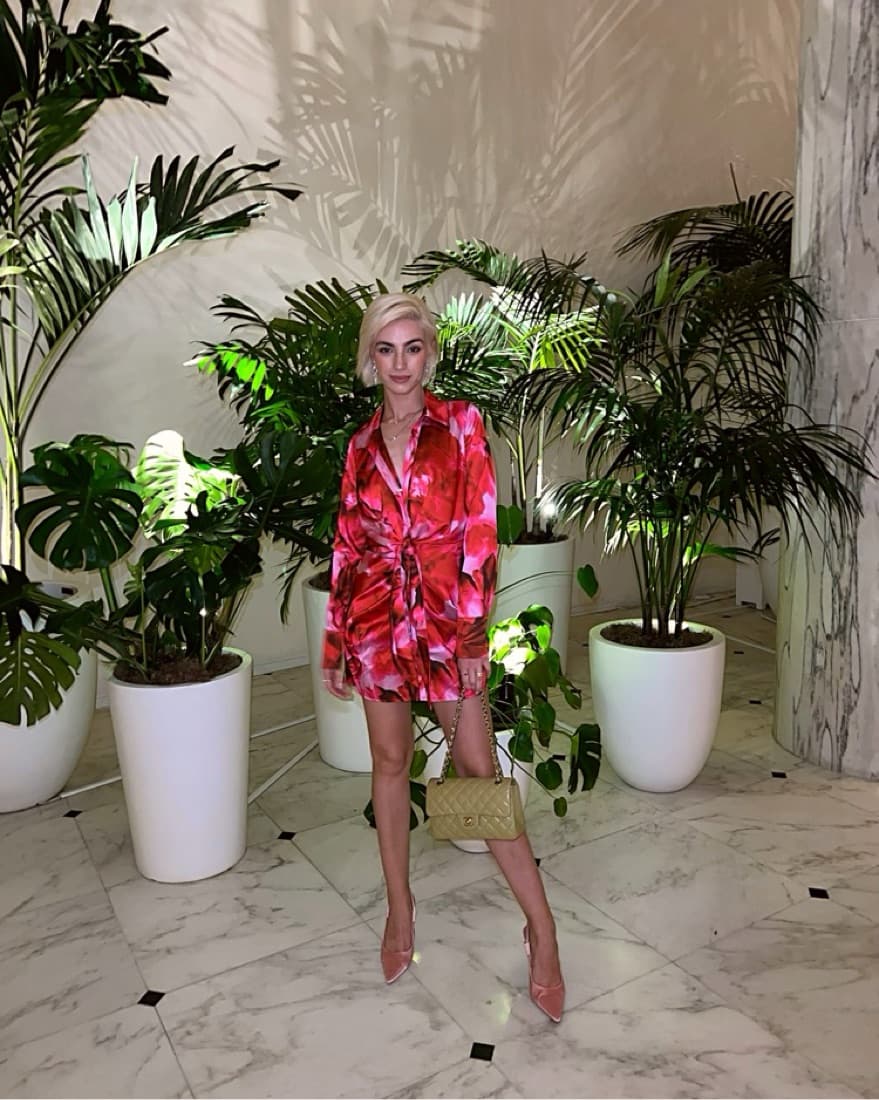 Runaway The Label Ruby Pink Floral Dress - Image 1