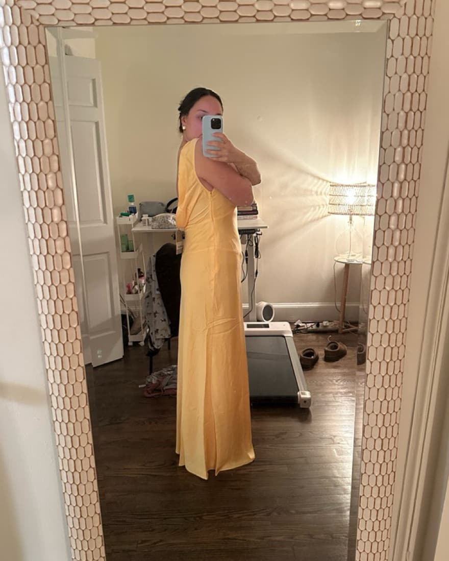 Butter Yellow Dress - Image 6