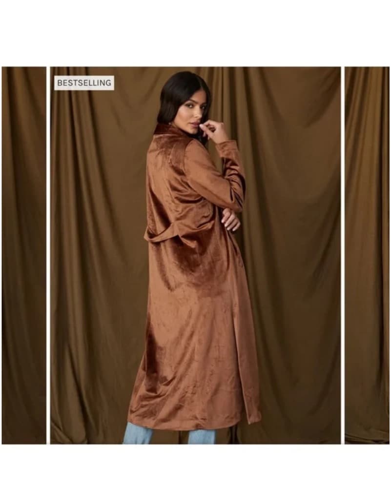 Velvet/ Suede jacket Size Small  - Image 2