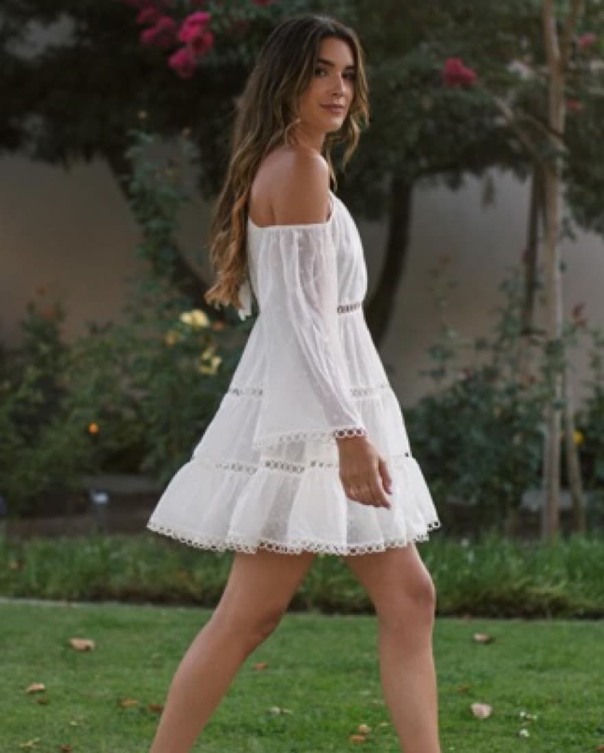 Zimmermann Halterneck White Mini Dress - Image 1