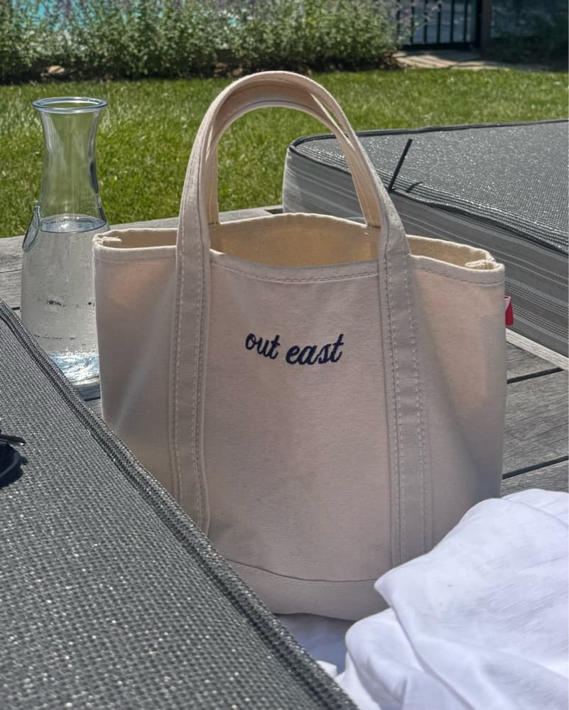 Out East Hamptons Mini Canvas Tote - Image 1