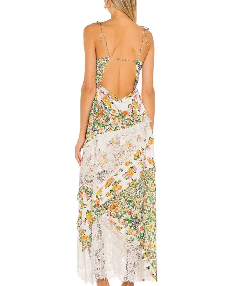Rosalyn Maxi Dress in Green - Image 2