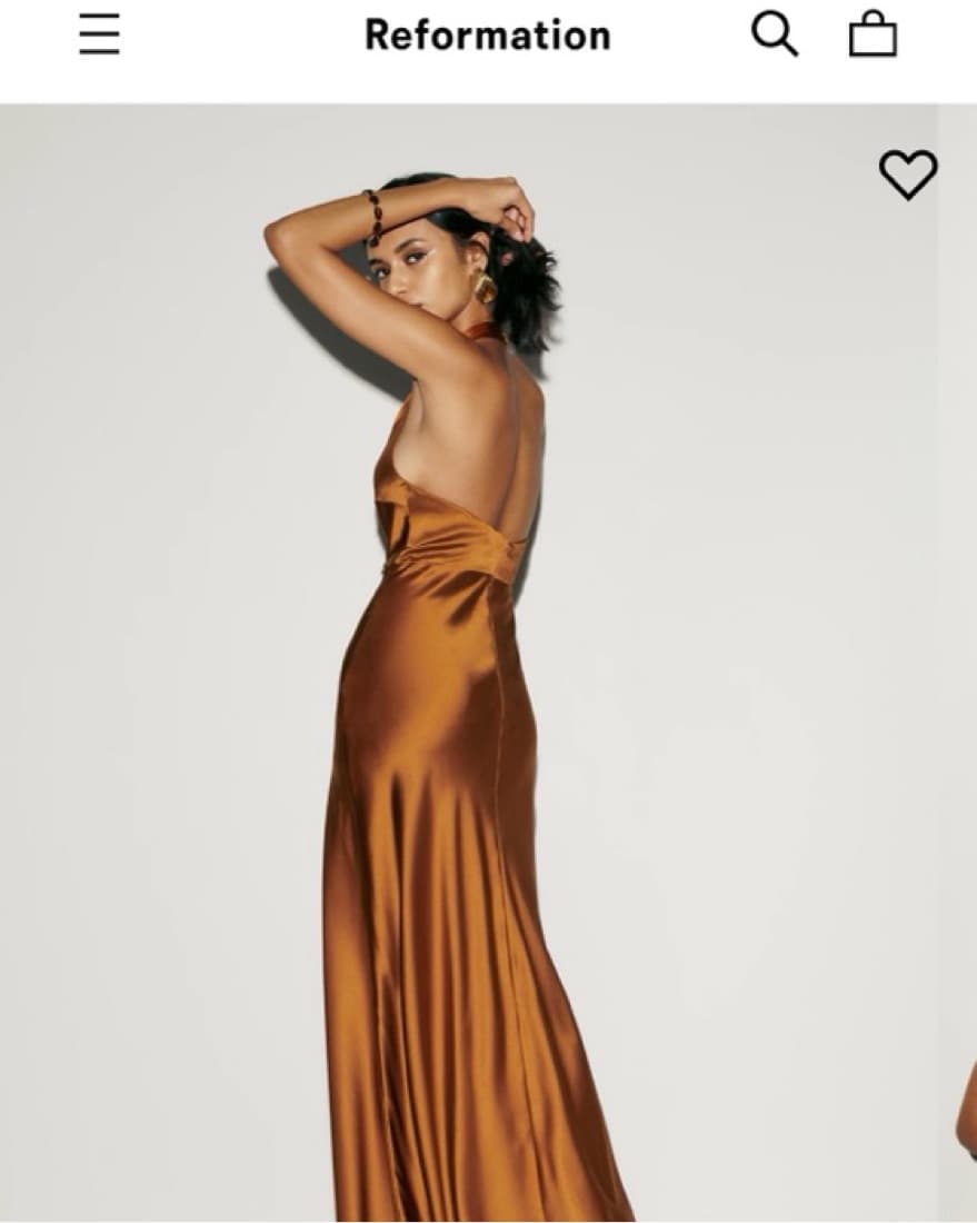 Reformation Daniella Silk Dress  - Image 2