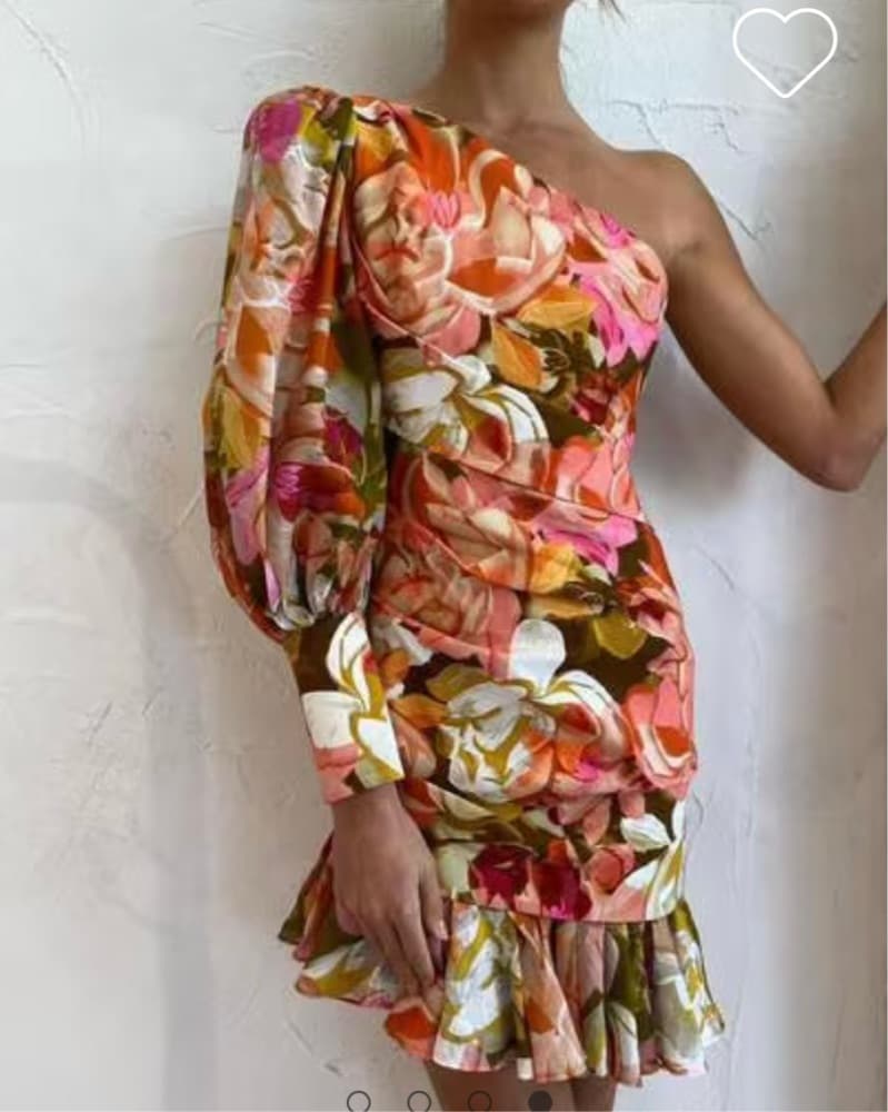Acler Lawson Dress  Floral - Image 3
