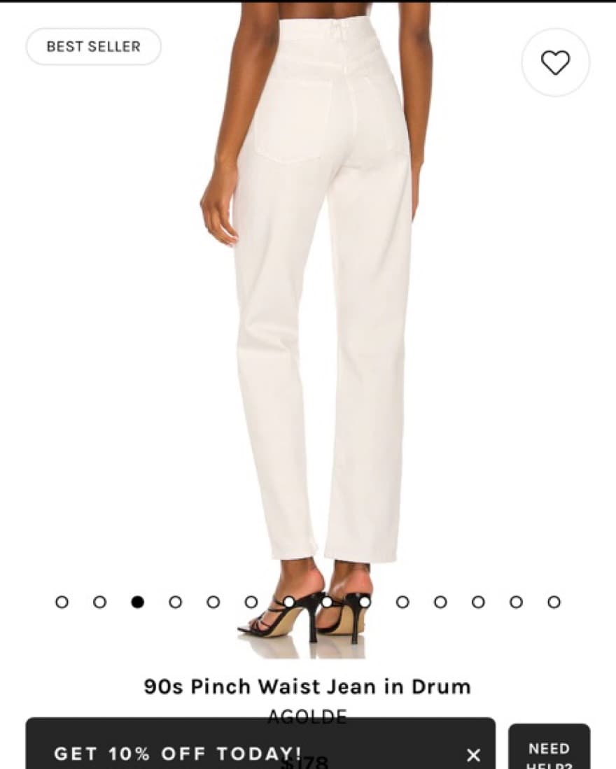 Agolde 90s Pinch Waist Jeans - Image 3