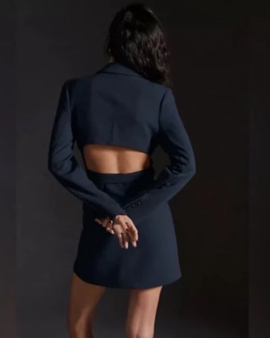 Anthropologie Tie-Waist Blazer Mini Dres - Image 2