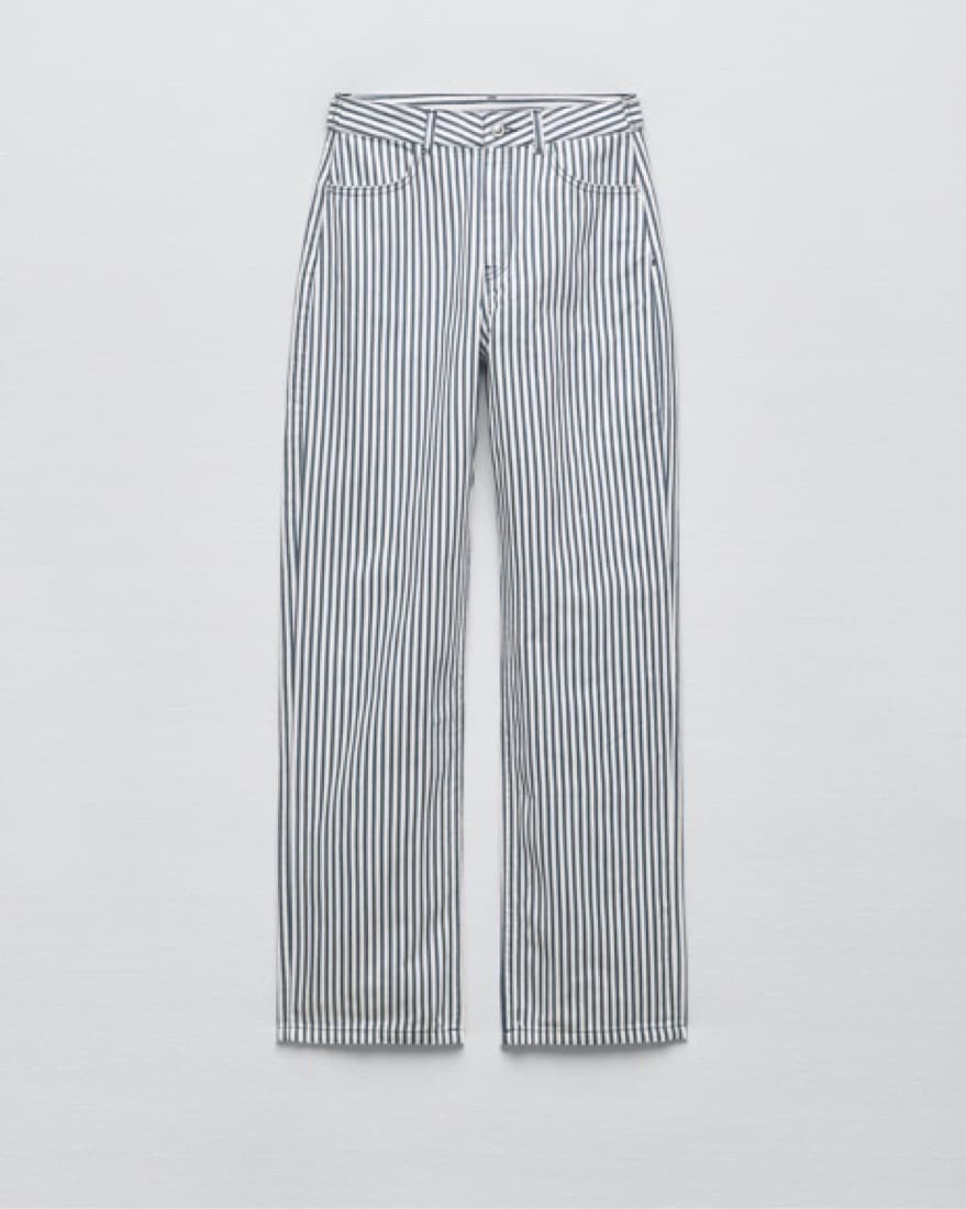 Zara Striped Jeans - Image 2