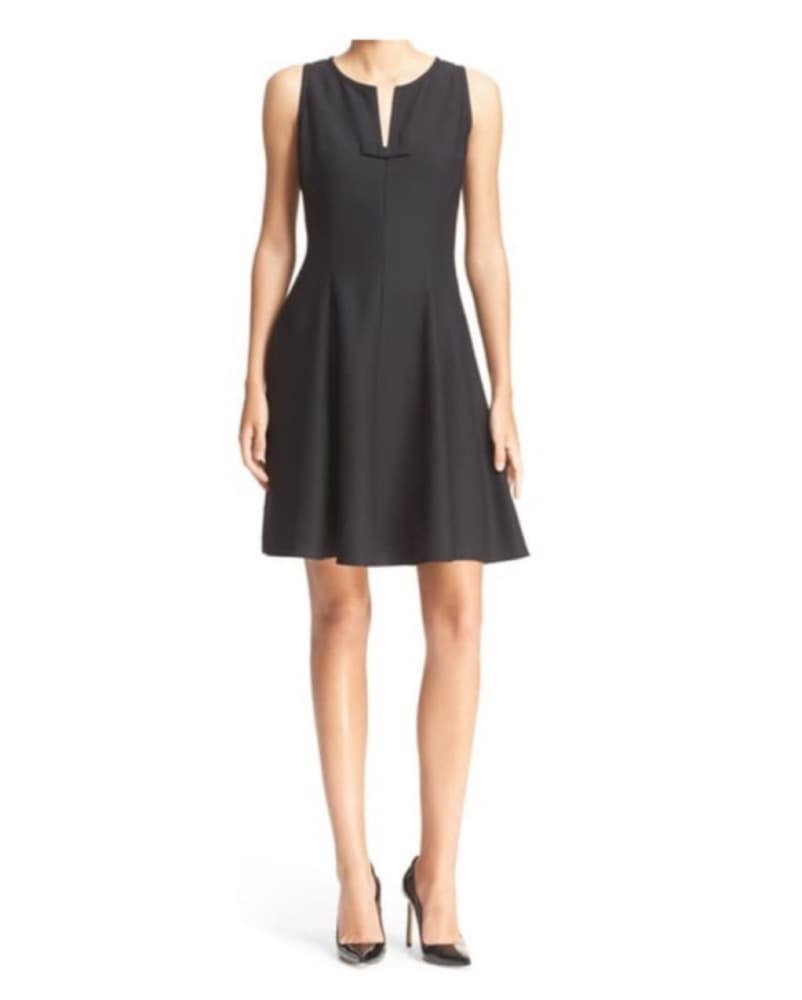 Kate Spade Fit & Flare Black Bow Dress - Image 1
