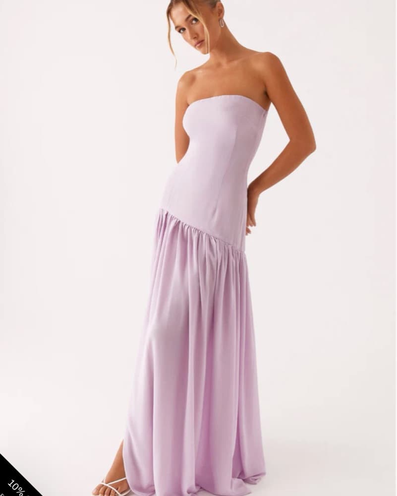 Lilac Long Formal Dress  - Image 1