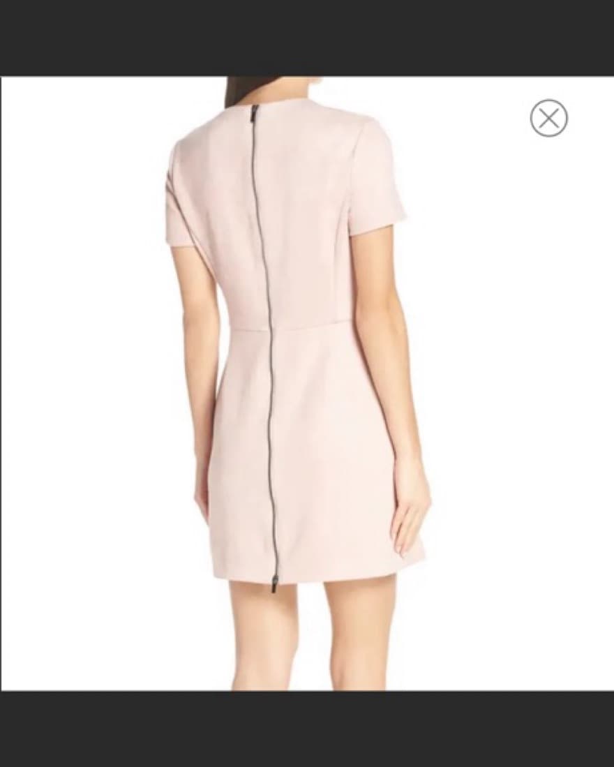 FRENCH CONNECTION Pink Suede Dress - Image 2