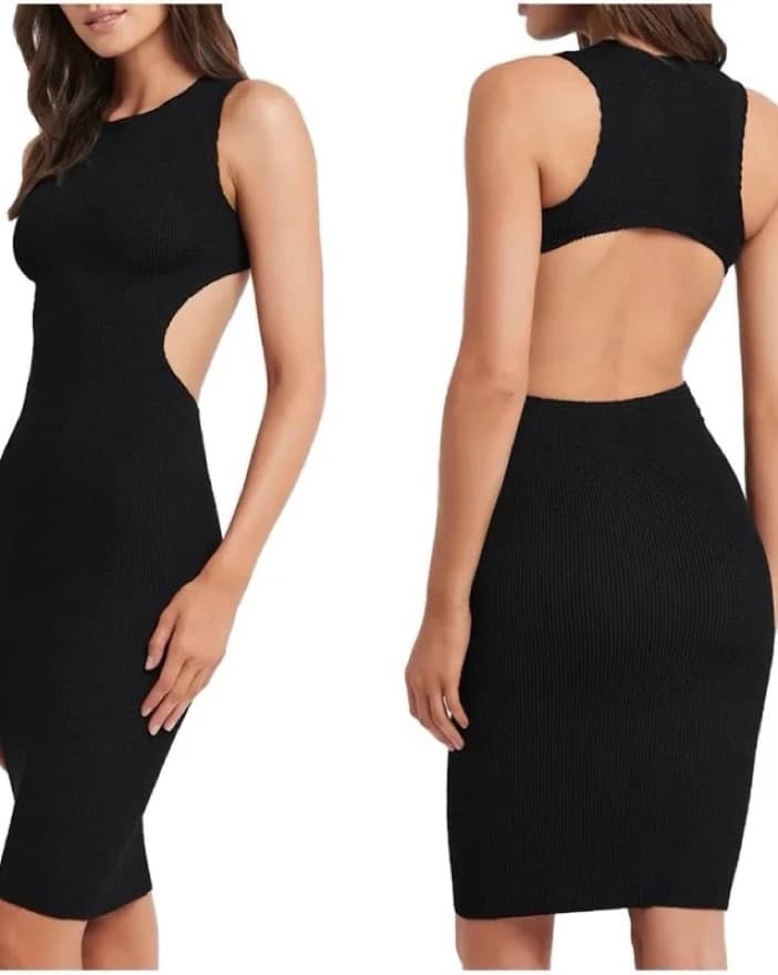Bond-Eye Jordan Midi Cut Out Dress - Image 1