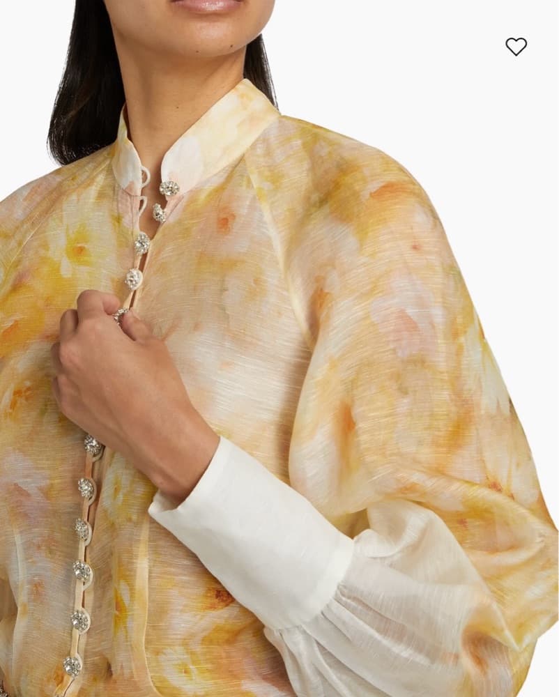 Zimmerman Crush Printed Linen Shirt - Image 2