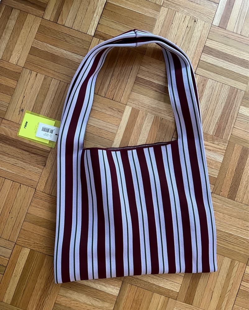 Striped Crossbody Bag - Image 3